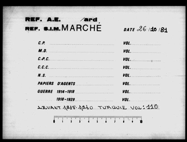 Janvier 1922-15 mars 1924.