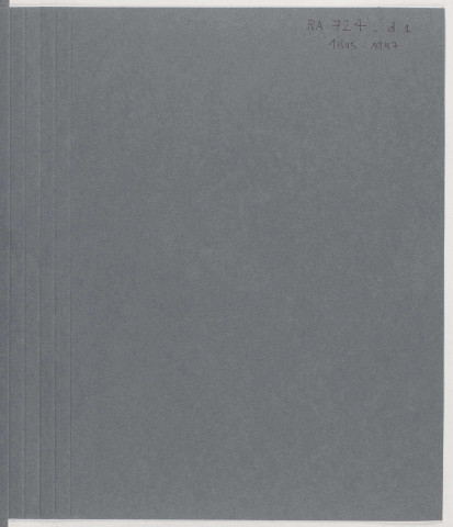 209SUP/724 - 1. Lettres d'hommage et de remerciement ; lettres d'agents français et d'agents allemands en lien avec les spoliations et la récupération artistique ; 2. Correspondance avec correspondants américains ; 3. Correspondance familiale