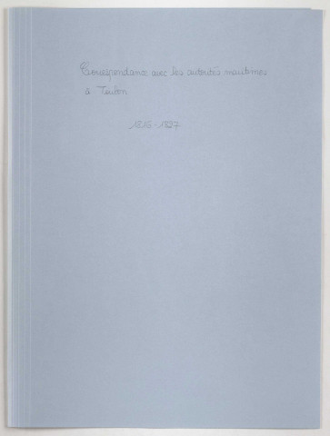 Autorités maritimes à Toulon.