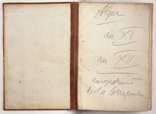 Correspondance avec « différents ministères » et correspondance générale.