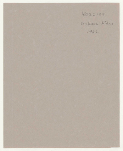 Conférence de Paris du 2 au 4 janvier 1923