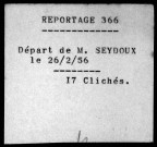 Départ de M. Seydoux.