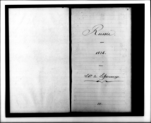 Arrivée (janvier-décembre 1826).