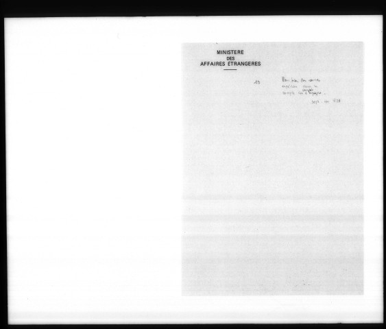 Manifestes des navires expédiés pour le compte du consulat d'Espagne durant le conflit (septembre-novembre 1898).
