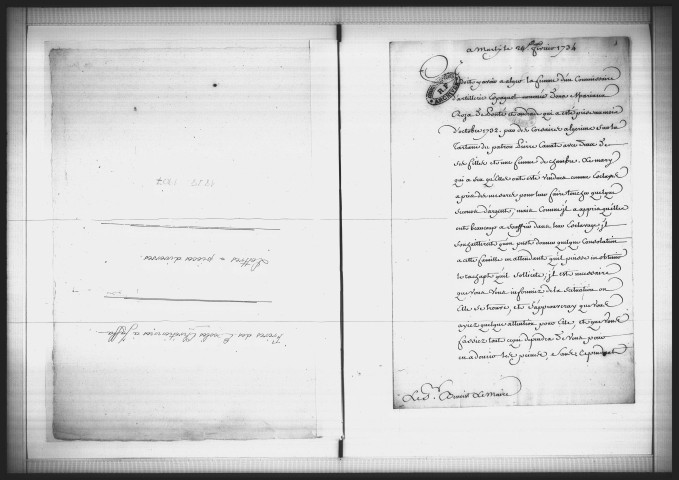 Volume 3 : 1734- juin 1757.