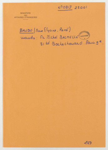 209SUP/692 - OBIP 28001 à 39301