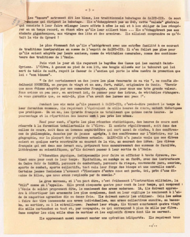 Présentation des élèves et de l'école