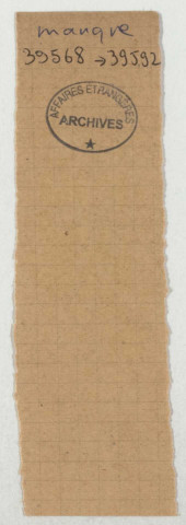 209SUP/642 - OBIP 39551 à 39997