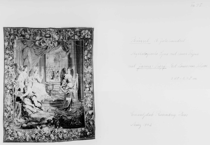 20160007AC/63 - Tapisseries, 1 sculpture, 9 tableaux (G).