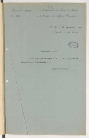 Septembre 1931-avril 1932.