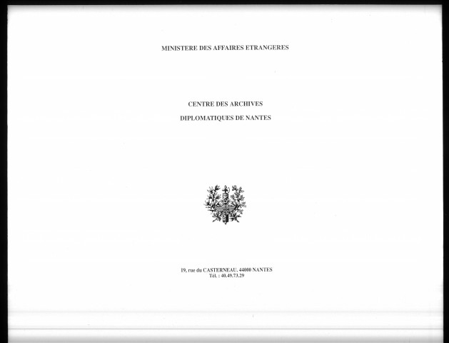 Actes de chancellerie (1720-mai 1723).