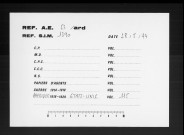 Notes du ministère de la guerre et de la S.D.N.