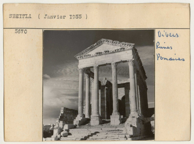 Ruines, domaines et antiquités.