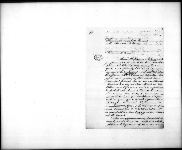 Correspondance avec d'autres autorités fédérales.