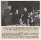 Réception et déjeuner à la Résidence des Pins en l'honneur d'Ahmed Bey Daouk (ministre du Liban en France) et du contre-amiral Auboyneau