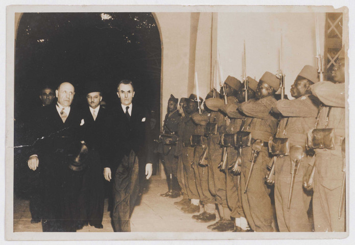 Visites du général Catroux au président libanais
