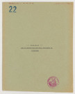 Bureau des affaires indigènes de Tataouine, Note sur le bureau des affaires indigènes de Tataouine, annexes (données numériques, graphiques, carte), 12 f.