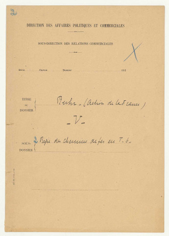 Régie des chemins de fer