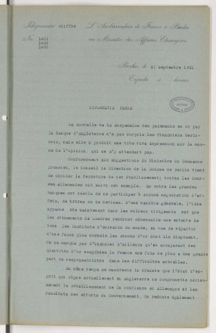 Septembre 1931-avril 1932.