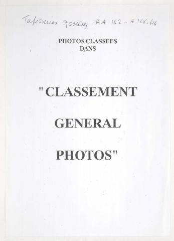 209SUP/152 - Dossier A106