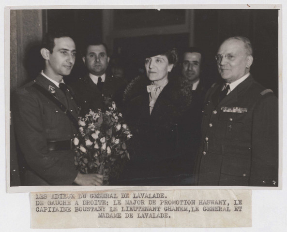 Les adieux du général de Lavalade