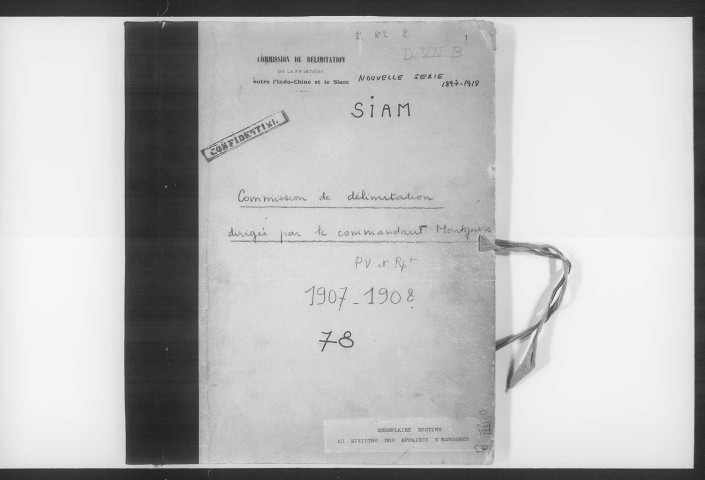 Cartes H Barrère Editeur, 21 rue du Bac : Dangrek, Bassac, Khong, Nuong Krat, Phnomh Koulen, Nam Meung, Haut Menam, Muong Khop, Muong Xien-Long, Muong Nan, Pak Lay.