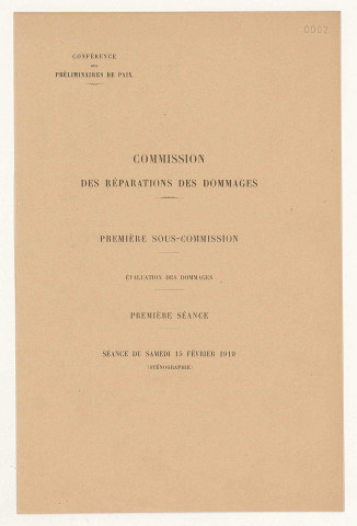 1ère sous-commission