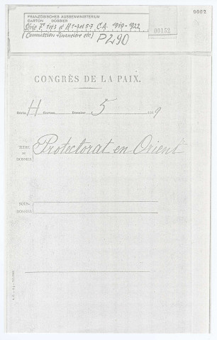 Protectorat français en Orient