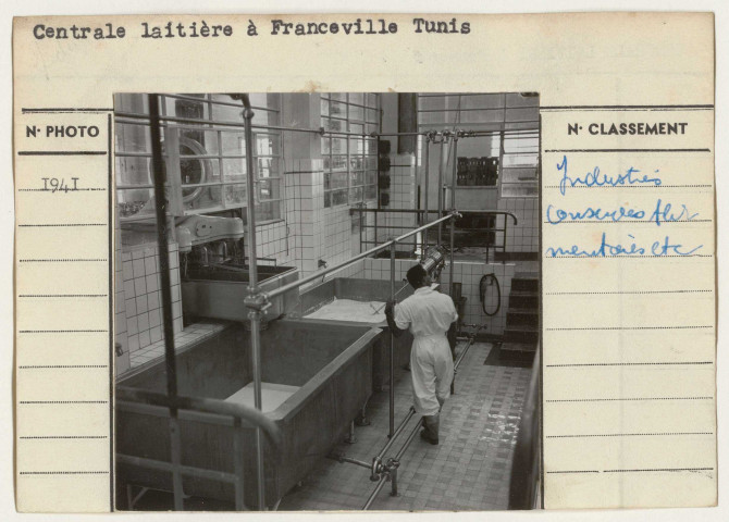 Industries de conserves alimentaires, jus de fruits, brasseries, laiteries frigorifiques.