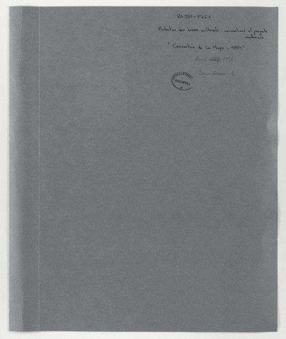 209SUP/551 - Dossier P261