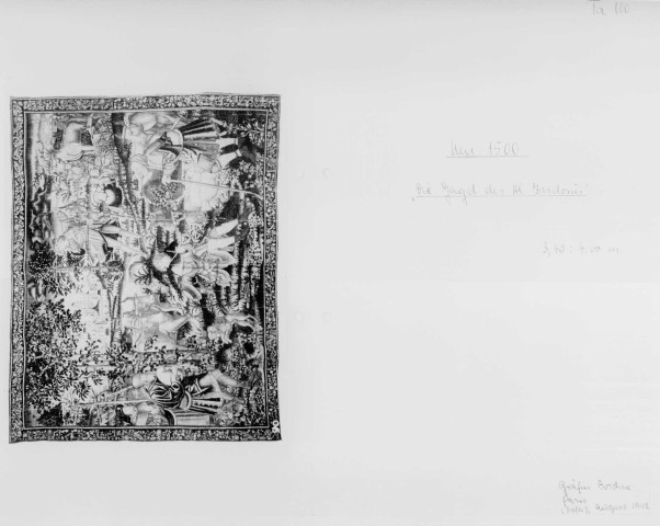 20160007AC/63 - Tapisseries, 1 sculpture, 9 tableaux (G).