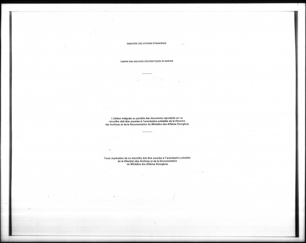 Minutes de la correspondance adressée par le consulat aux autorités françaises et étrangères et aux particuliers (décembre 1853-mars 1858).