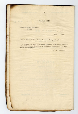 Annexe n° 791 à 1832