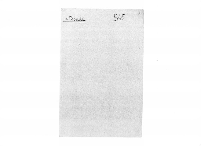 BOUILLE de Lieutenant-colonel