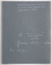 Février 1822-septembre 1825, et une lettre de février 1826 : Adrien Dupré, consul.