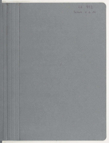 209SUP/892 - Documents variés (correspondances, ouvrages sur la protection des biens culturels)