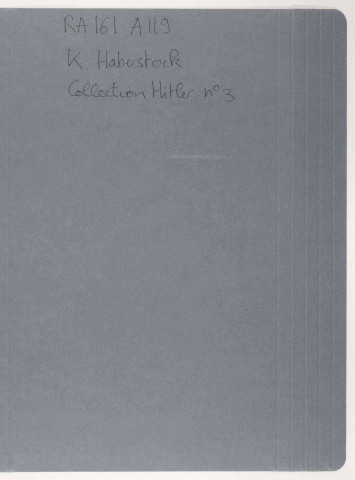 209SUP/161 - Dossiers A119-A120