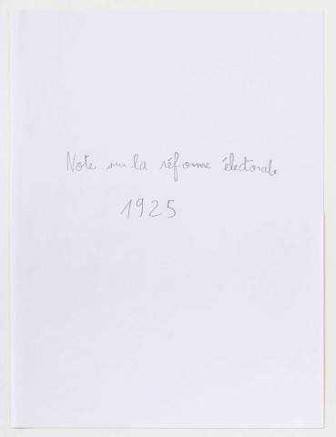 Liban- Réforme électorale et statut organique.