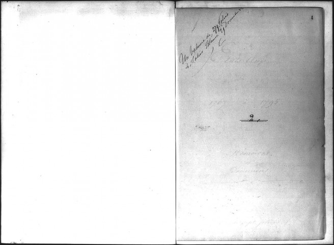 (ÉTATS-UNIS, 2.) - 1767-1795. -- Correspondance de de Kalb avec le duc de Choiseul (1767-1769). - Mémoires sur le commerce des États-Unis (1777-1786) ; - sur les affaires d'Amérique, par le chevalier DE RICARD (1779), LAFAYETTE (1784), GÉRARD DE RAYNEvAL (1778). - Lettres du chevalier de Ricard, de Lafayette, etc. - Traduction d'une lettre de Gouverneur MORRIS au marquis de Châtelux, sur le commerce entre la France et les États-Unis (1784). - Résumé de la guerre d'Amérique (1777-1783). - Mémoire sur l'objet principal du voyage de M. de Caraman en Amérique (1785). - Mémoire de DE LA FOREST sur les moyens d'entretenir une correspondance suivie entre la France et les États-Unis (1788). - Mémoire de GRUGES, agent de l'État de Berne (1795).