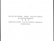 Registre : « Copies des lettres et réponses à celles de Mgrs les ambassadeurs, ministres de la Marine, envoyés et premiers commis de la Marine de France et autres lettres concernant les affaires du Roy et les intérêts de la Nation » (août 1727-mars 1734).