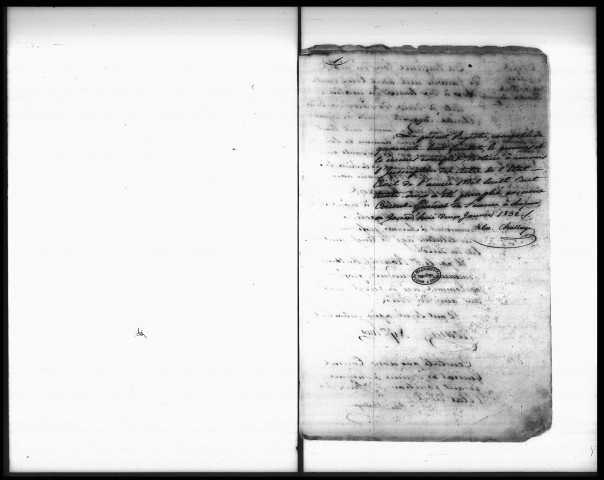 Actes de l'état civil.