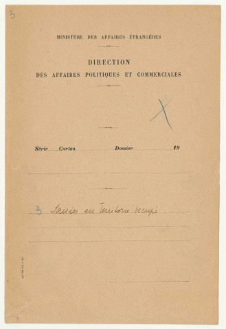 Saisies en territoire occupé