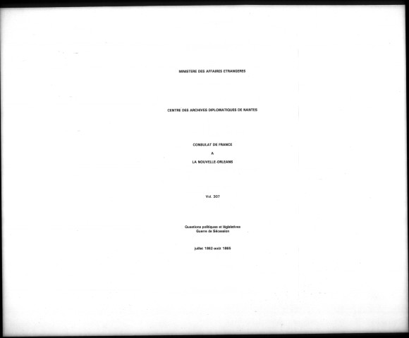 Correspondance avec d'autres autorités fédérales.