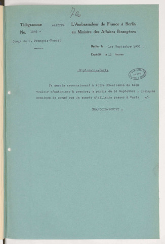 Septembre-octobre 1933.