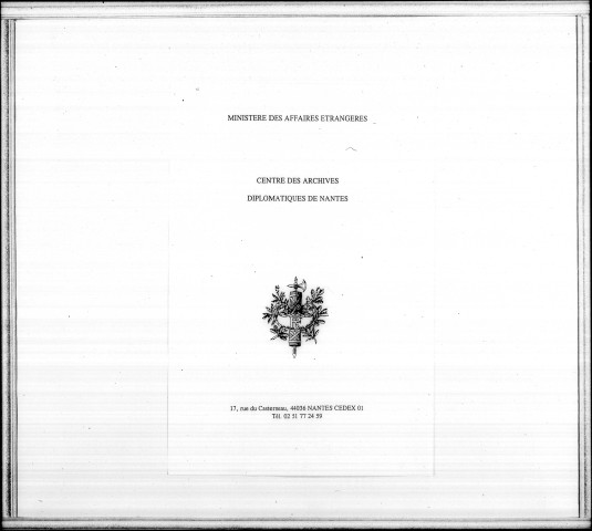 Correspondance générale (avril 1781-novembre 1810).