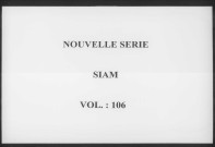 Traités entre la France et le Siam: exemplaires imprimés.