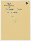 Subdivision - Gabès [BETIRAC, nom illisible], Tribu des Matmata, 95 f., cartes et tableaux compris.