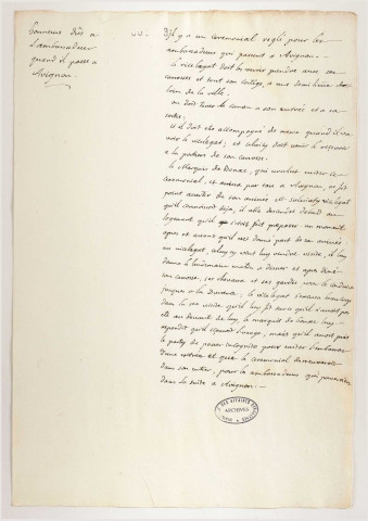 Extraits des mémoires concernant les audiences des ambassadeurs de la Porte.