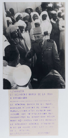 Pierre Boyer de Latour, résident général de France au Maroc (nov. 1955-janvier 1956) : visites officielles et commémorations