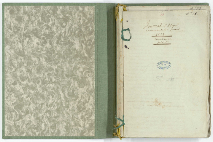 Janvier 1812-juin 1815.